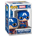 Figurine Funko POP Captain America Marvel Classics de 9 cm en vinyle dans sa boîte cadeau