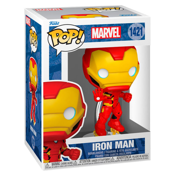 Figurine Funko POP Iron Man Classics Marvel de 9 cm en vinyle dans sa boîte cadeau