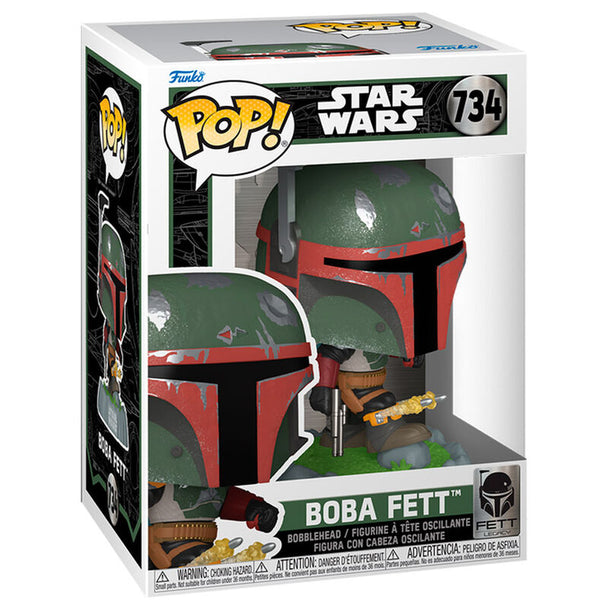 Figurine Funko POP Boba Fett Star Wars en vinyle de 9 cm dans sa boîte cadeau officielle