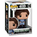 Figurine Funko POP de Young Boba Fett en vinyle haute qualité avec casque vert et armure détaillée, présentée dans sa boîte cadeau Star Wars.