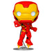 Vue rapprochée de la figurine Funko POP Iron Man Classics avec détails du costume et casque