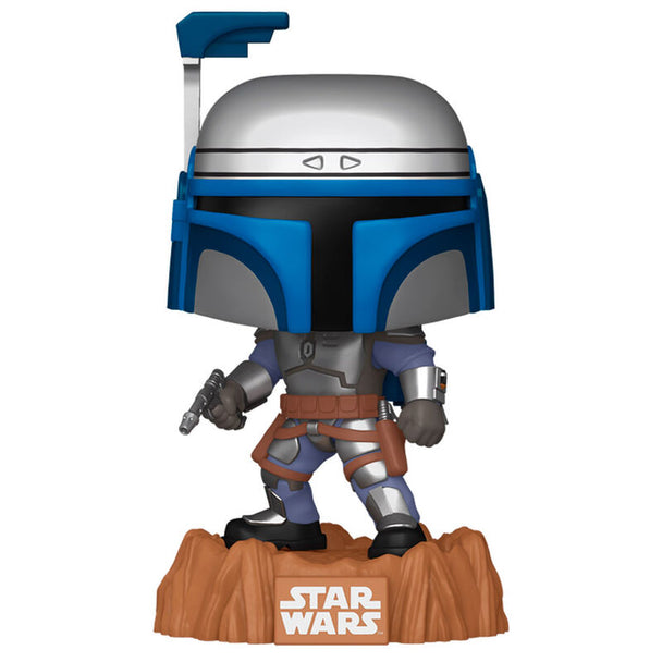 Boîte cadeau officielle de la figurine Funko POP Star Wars Jango Fett, avec illustration colorée et logo Funko.