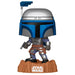 Boîte cadeau officielle de la figurine Funko POP Star Wars Jango Fett, avec illustration colorée et logo Funko.