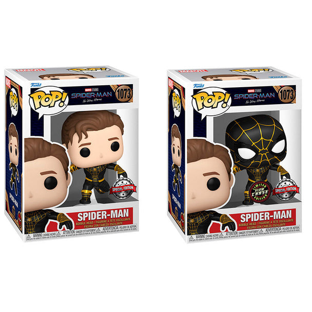 Figurine Funko POP Spider-Man No Way Home exclusive en vinyle de 9 cm dans sa boîte cadeau