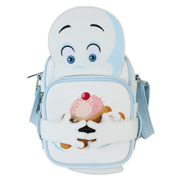 Sac bandoulière Loungefly Casper The Friendly Ghost en cuir vegan avec détails phosphorescents visibles