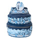 Vue avant du sac à dos Loungefly Corpse Bride Wedding Cake en simili cuir vegan avec détails embossés et appliqués