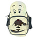 Vue de face du sac Casper The Friendly Ghost montrant les appliqués et broderies colorées