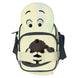 Vue de face du sac Casper The Friendly Ghost montrant les appliqués et broderies colorées