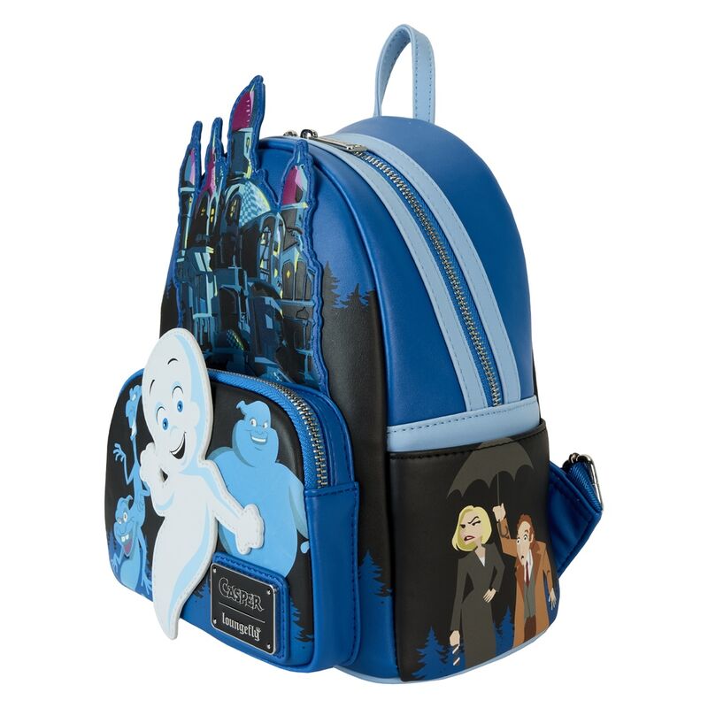 Présentation des bandoulières rembourrées et ajustables du sac à dos Casper The Friendly Ghost