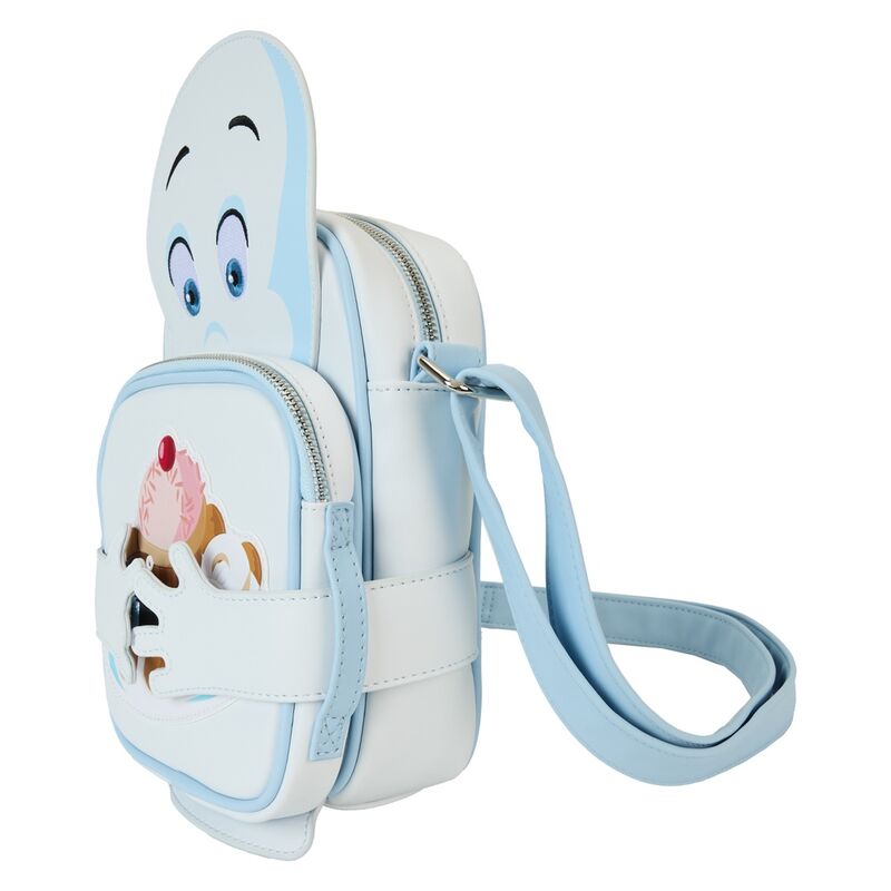 Pochette à monnaie amovible et réversible attachée au sac bandoulière Casper The Friendly Ghost