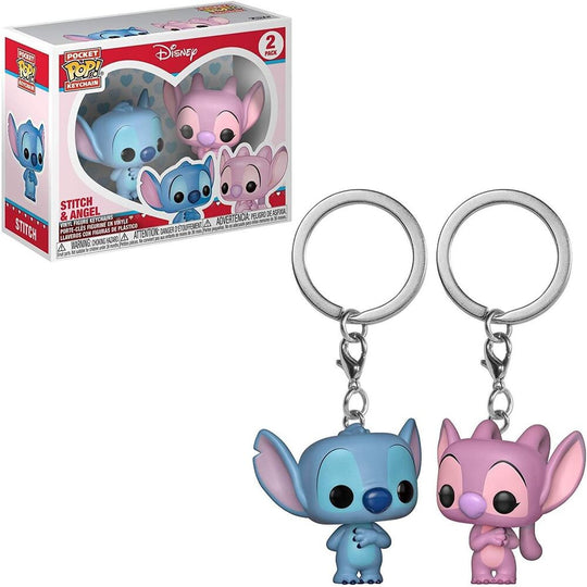 Porte-clé Pocket POP Disney Stitch par FUNKO avec détails colorés et design miniature