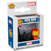 Figurine Funko Bitty POP Deluxe Iron Man Marvel vue de face avec détails précis de l'armure rouge et or