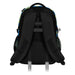 Vue détaillée du sac à dos Stitch avec port USB intégré et poches latérales en filet