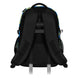 Vue détaillée du sac à dos Stitch avec port USB intégré et poches latérales en filet