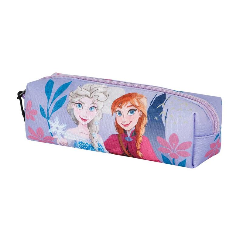 Vue de face de la trousse Disney Frozen 2 Dear avec fermeture éclair et design coloré