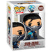 Figurine Funko POP Sub-Zero de Mortal Kombat en vinyle bleu et noir, vue de face avec détails précis