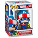 Figurine Funko POP Captain America édition Holiday de 9 cm en vinyle dans sa boîte cadeau