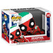 Figurine Funko POP Deadpool Marvel de 9 cm tenant une tasse de chocolat chaud dans un coffret cadeau