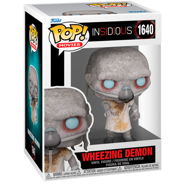 Figurine Funko POP Red Wheezing Demon d'Insidious en vinyle rouge de 9 cm dans sa boîte cadeau