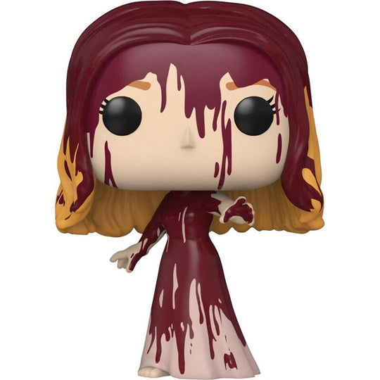 Figurine Funko POP Carrie de 9 cm en vinyle, présentée dans sa boîte cadeau officielle