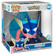 Vue rapprochée de la figurine Greninja POP FUNKO montrant les détails précis de la peinture et du design