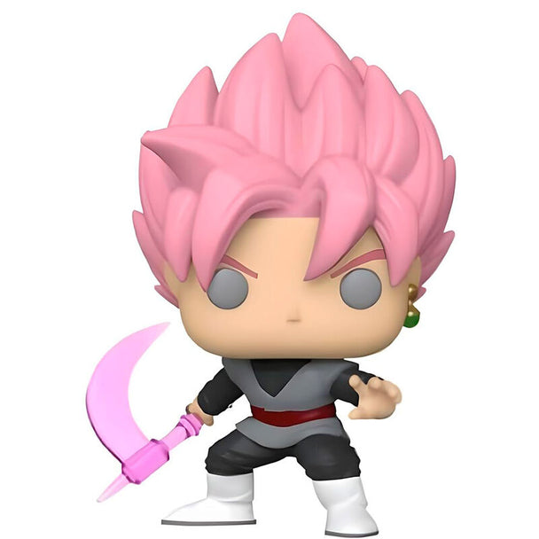 Figurine Funko POP de Goku Black en Super Saiyan Rose de Dragon Ball Super, présentée dans sa boîte cadeau officielle.