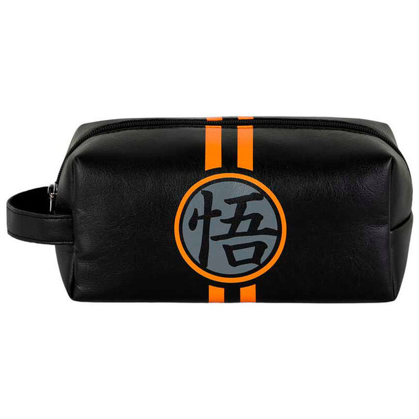Trousse de toilette Dragon Ball Z KARACTERMANIA, vue de face, montrant le design avec les personnages principaux et le logo.