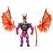 Figurine Ninjor Mutant 14cm avec ailes translucides et tête de dragon de la collection Masters of the Universe Turtles of Grayskull