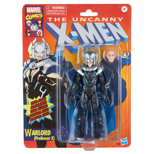Vue de face de la figurine Marvel X-Men Warlord Professor articulée 15cm par HASBRO
