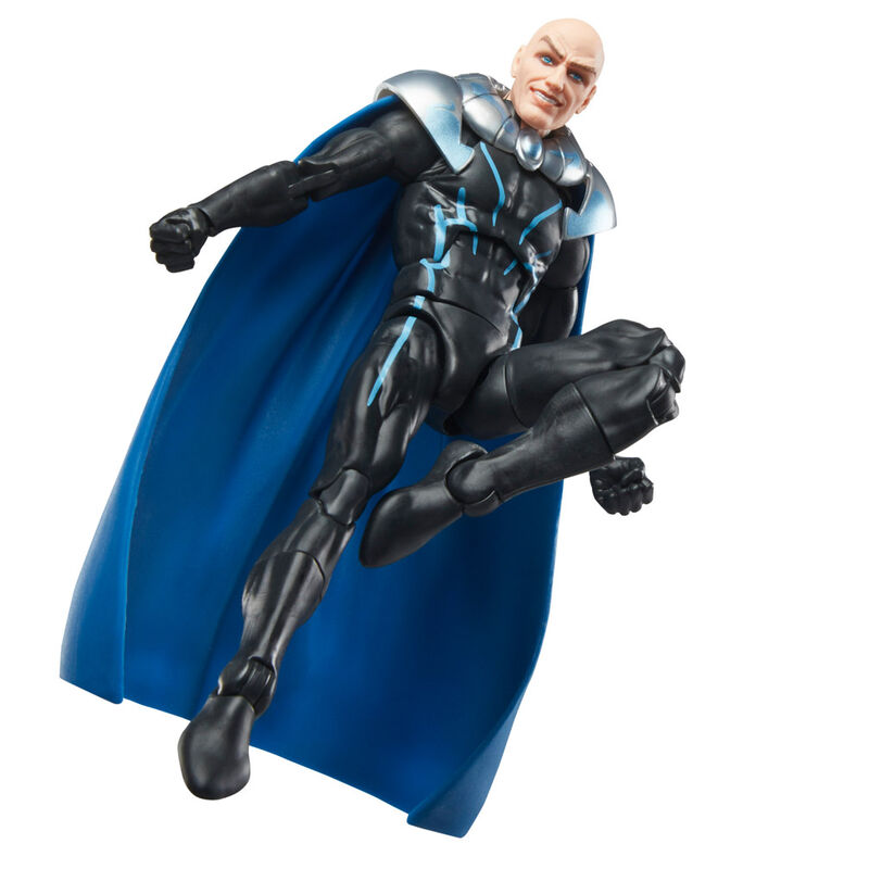 Vue latérale de la figurine Marvel X-Men Warlord Professor en position de combat