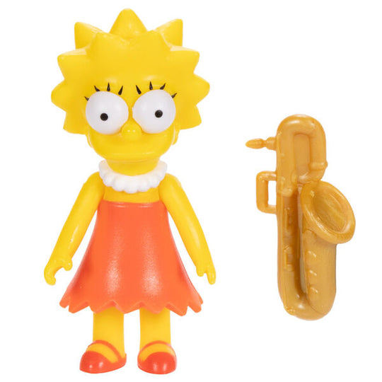 Figurine Lisa Simpson Wave 1 de 6 cm avec saxophone miniature