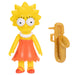 Figurine Lisa Simpson Wave 1 de 6 cm avec saxophone miniature