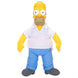 Peluche Homer Simpson assis avec un donut, 22 cm de hauteur