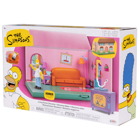 Présentation du logo JAKKS PACIFIC sur le playset officiel des Simpsons