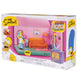 Présentation du logo JAKKS PACIFIC sur le playset officiel des Simpsons