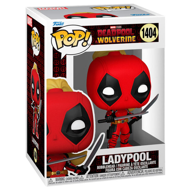 Figurine Funko POP Ladypool Deadpool 3 en vinyl de 9 cm avec détails précis et couleurs vives