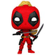 Boîte cadeau de la figurine Funko POP Ladypool Deadpool 3 montrant le packaging officiel Marvel