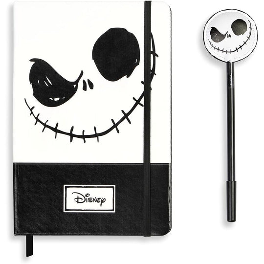 Stylo assorti au carnet Disney Nightmare Before Christmas avec motifs détaillés et couleurs vives