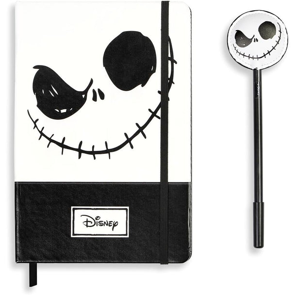 Stylo assorti au carnet Disney Nightmare Before Christmas avec motifs détaillés et couleurs vives