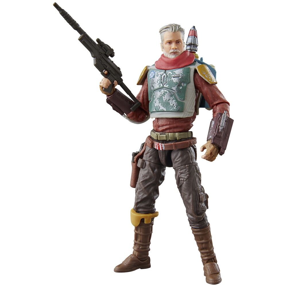Détail de la tête interchangeable de la figurine Cobb Vanth sans casque