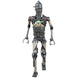 Vue latérale de la figurine IG-12 montrant ses multiples points d'articulation
