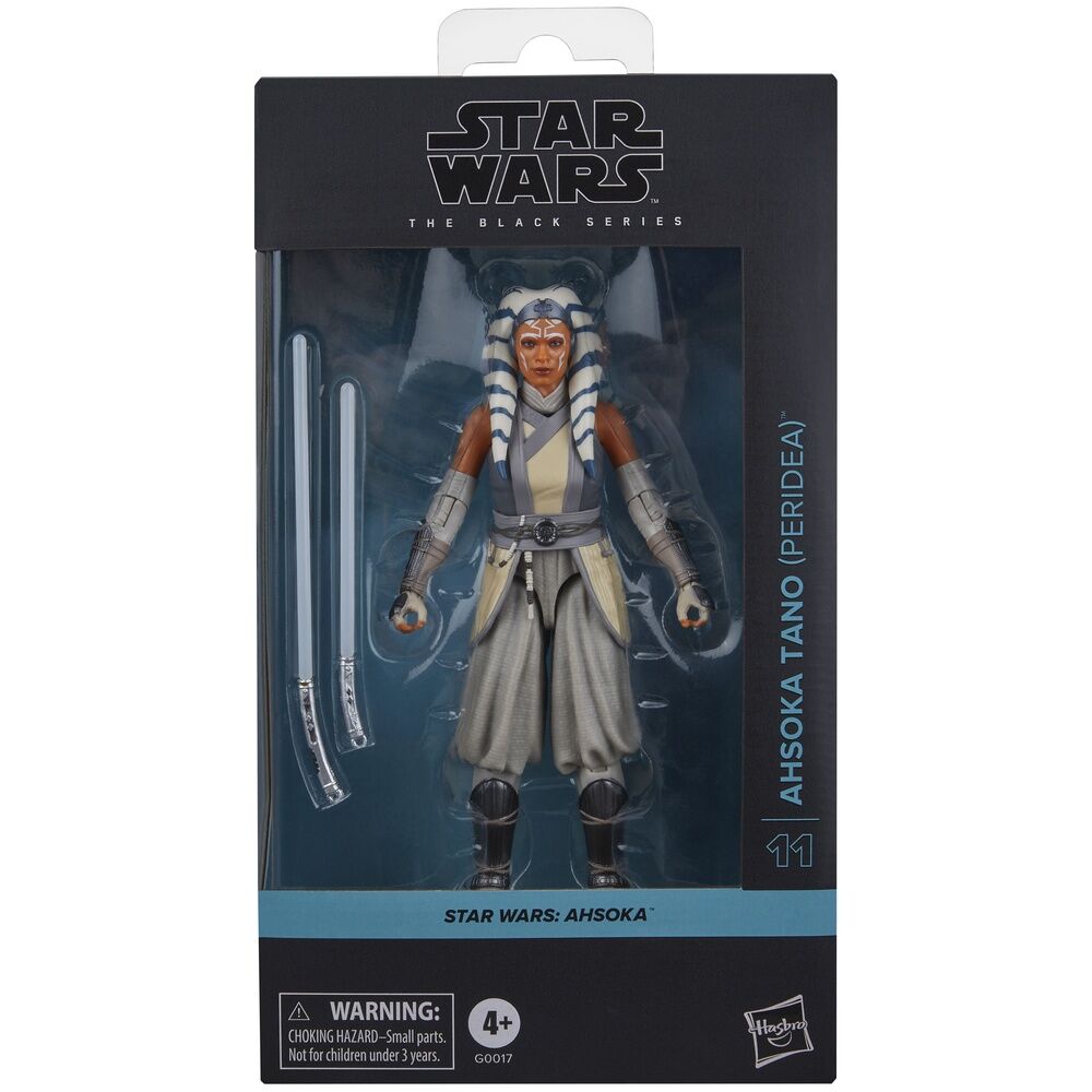 Figurine Ahsoka Tano Peridea 15 cm articulée de face avec sabres laser