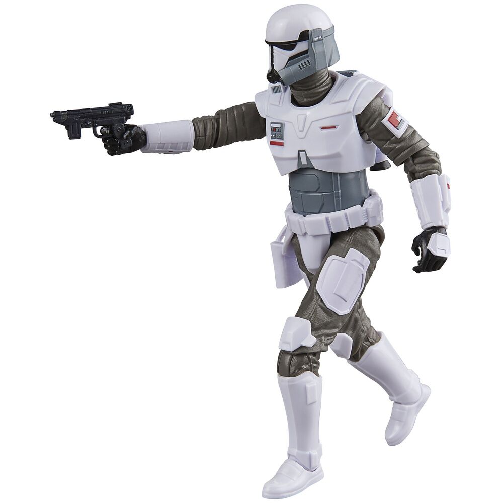Comparaison de la taille de la figurine Commando Impérial avec un objet de référence