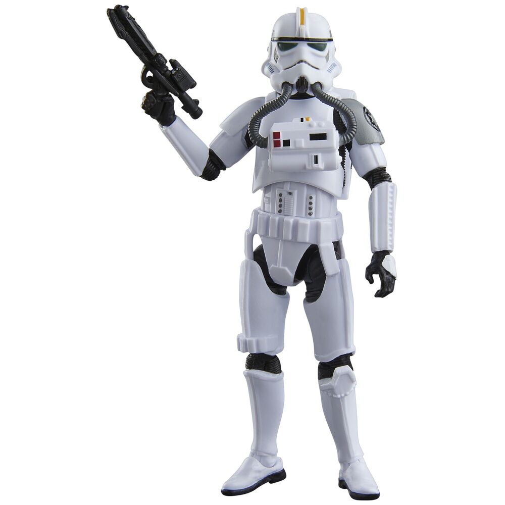 Présentation complète de la figurine Jetpack Trooper avec tous ses accessoires