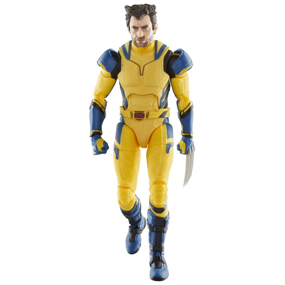 Vue rapprochée des mains interchangeables de la figurine Wolverine 15cm