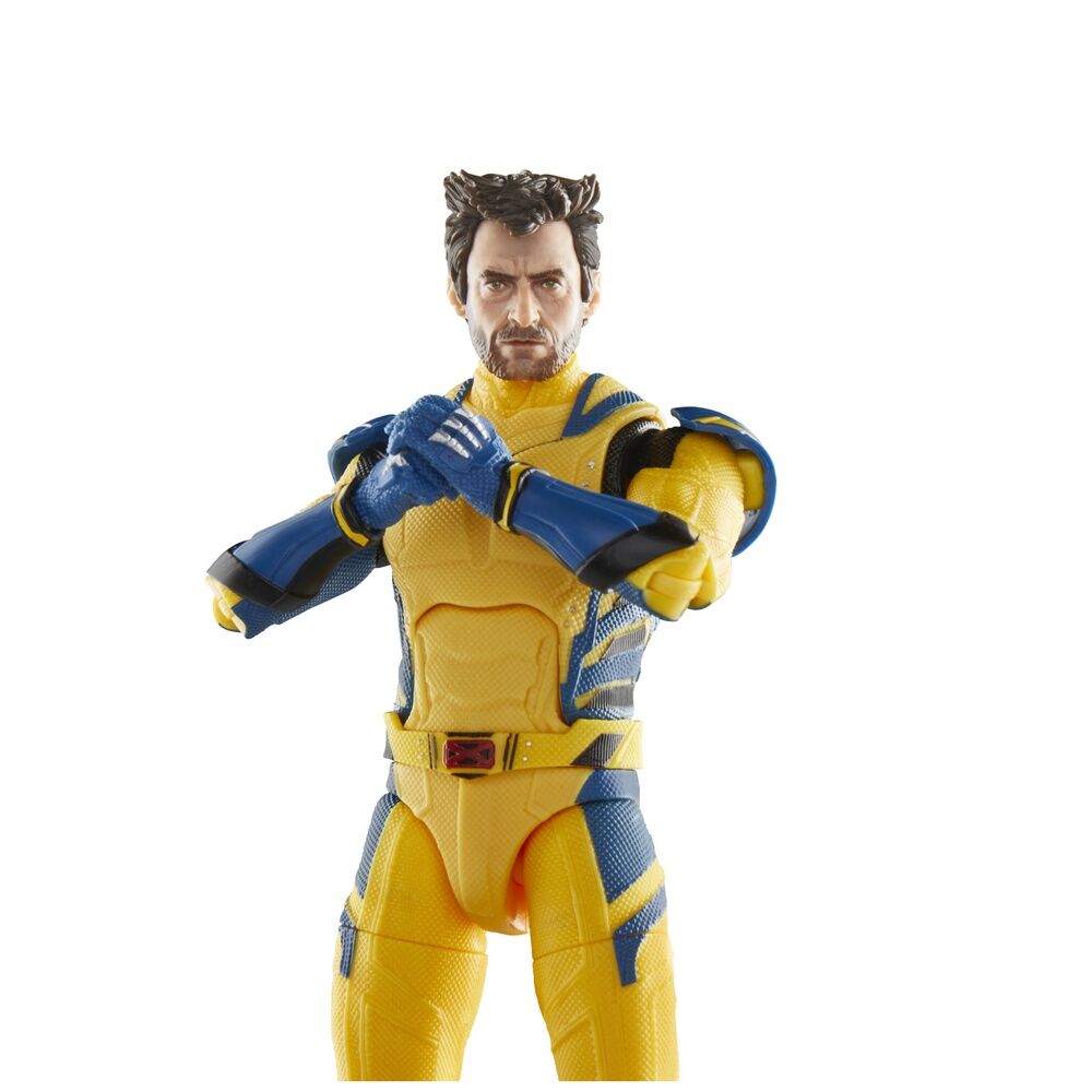 Présentation complète de la figurine Wolverine avec articulation visible sur les jambes