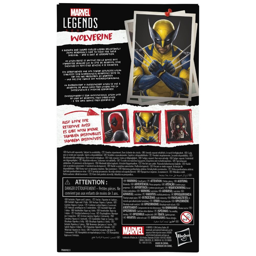Figurine Wolverine posée avec effet de lumière mettant en valeur les détails du costume