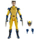 Figurine Wolverine 15cm en pose de combat avec griffes déployées sur fond neutre