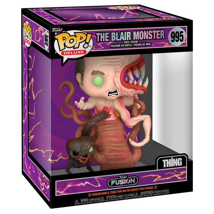 Figurine Funko POP Fusion Deluxe The Blair Monster The Thing vue de face avec détails précis et couleurs vives.