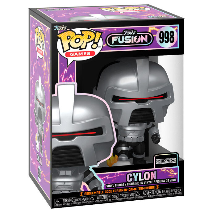 Packaging de la figurine Funko POP Fusion Cyclon 5 + 1 Chase avec logo FUNKO visible
